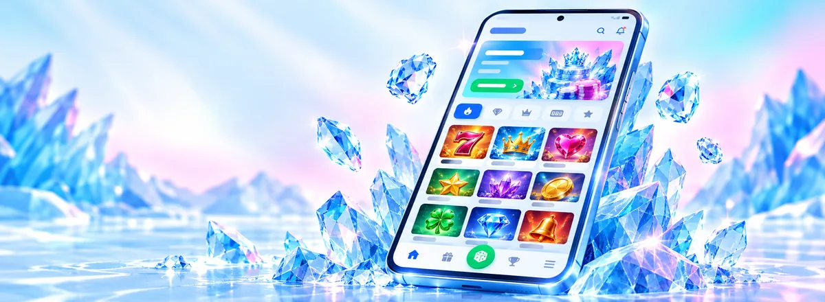 ICE Casino aplikacja na Androida – smartfon z lobby kasyna