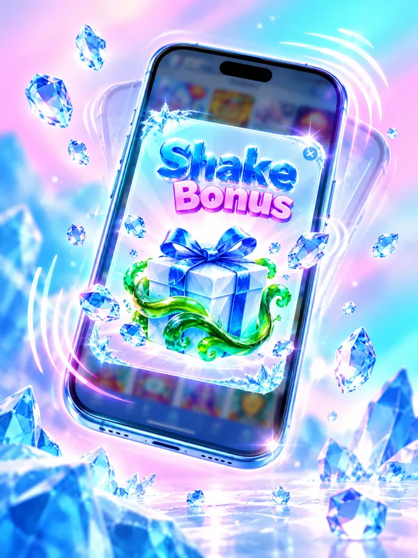 Shake Bonus w aplikacji ICE Casino – potrząsanie telefonem i losowa nagroda
