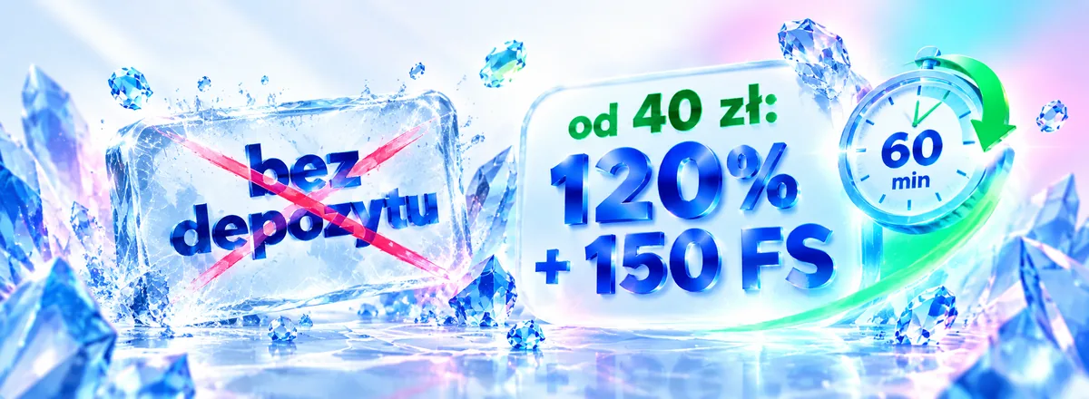 ICE Casino bonus bez depozytu – status oferty i alternatywa od 40 zł