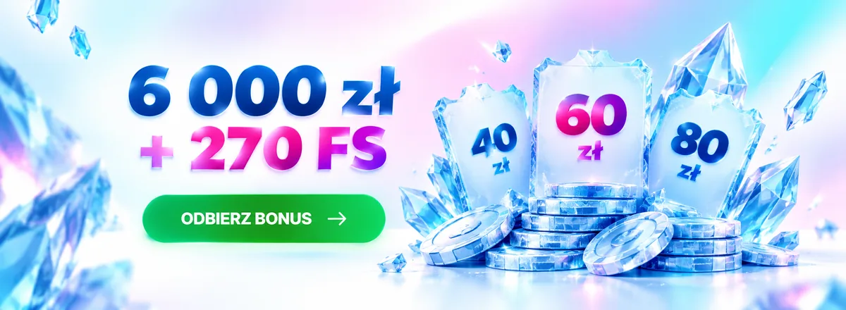 ICE Casino PL – pakiet powitalny 6 000 zł i 270 darmowych spinów