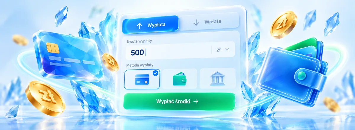 ICE Casino wypłaty – kasa kasyna z ikonami kart i e-portfeli